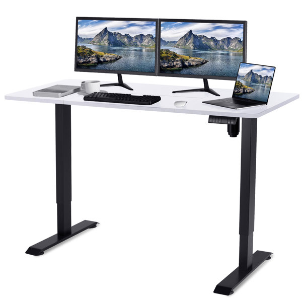 Inbox Zero 160CM x 80CM Electric Height Adjustable Standing Desk